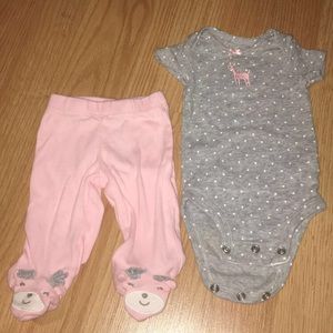 Newborn Babygirl Matching Outfit
